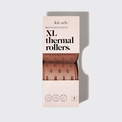 XL Thermal Rollers 4pc Set - Terracotta